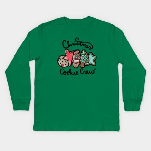 Christmas Cookie Crew Kids Long Sleeve T-Shirt